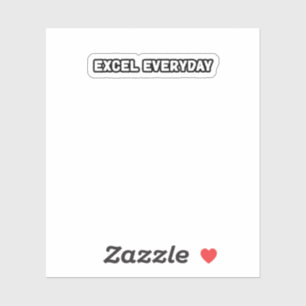 Sticker Amélioration continue quotidienne d'Excel