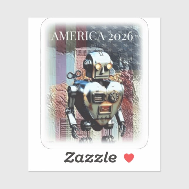 STICKER AMERICA 2026 (Feuille)
