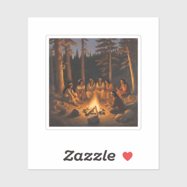 Sticker américain (Feuille)