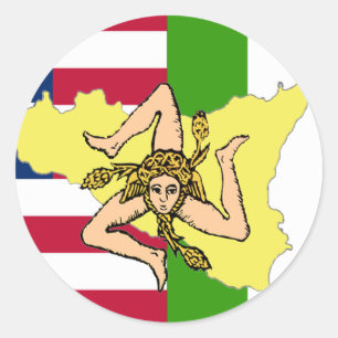 Sticker américain sicilien
