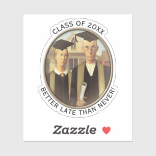 Sticker American Gothic Graduation Cameo