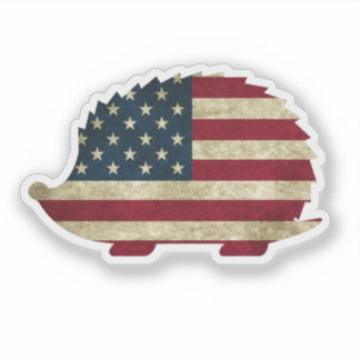Sticker American Hedgehog