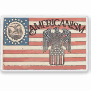 STICKER AMÉRICANISME