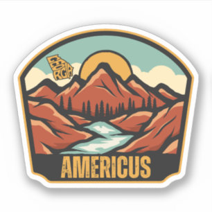 Sticker Americus, Géorgie