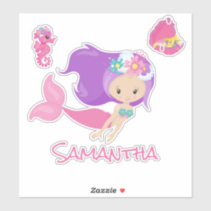Sticker Amies de Mermaid Pink Sea