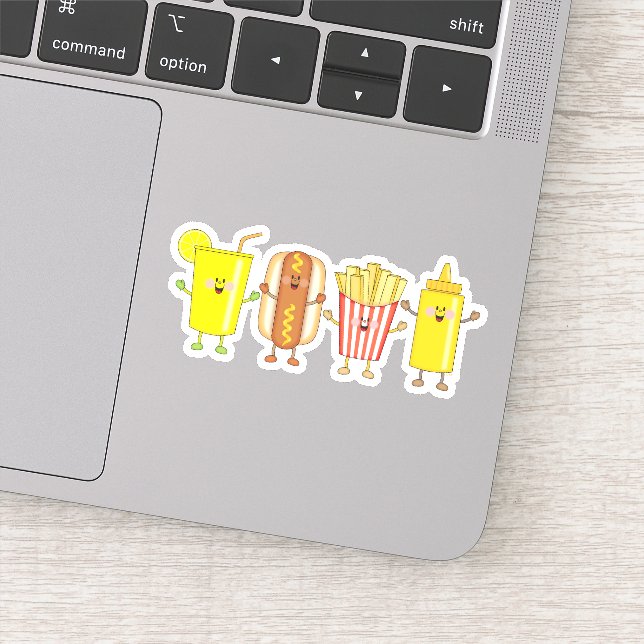 Sticker Amis JollyKins Hot Dog (Détail)