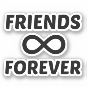 STICKER AMIS POUR TOUJOURS