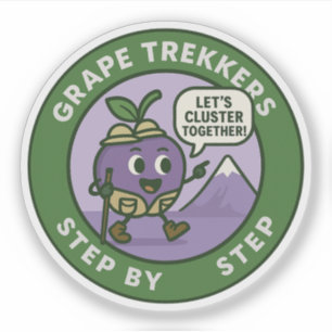 Sticker Amitié du sentier de randonnée à raisins