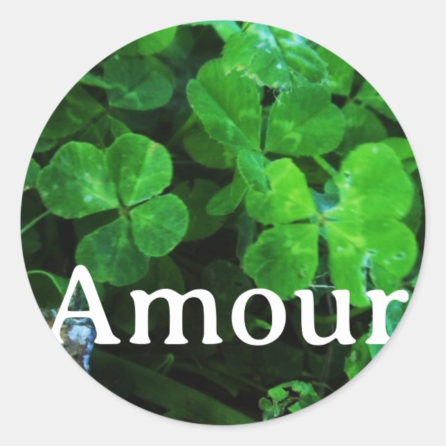 Sticker 'Amour' (Devant)