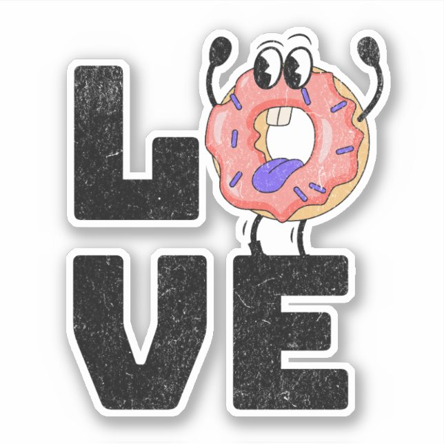Sticker Amour de Donut (Devant)