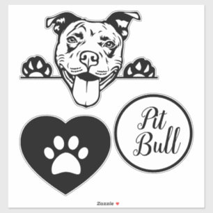 Sticker Amour de Pit Pull