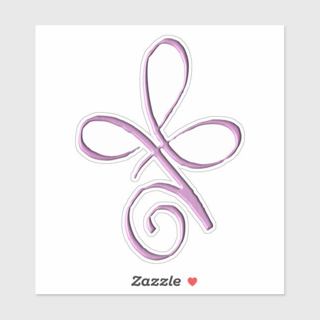 Sticker Amour inconditionnel rose (Feuille)