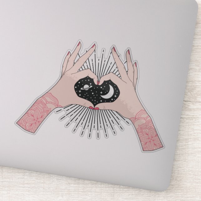 Sticker Amour magique (Détail)