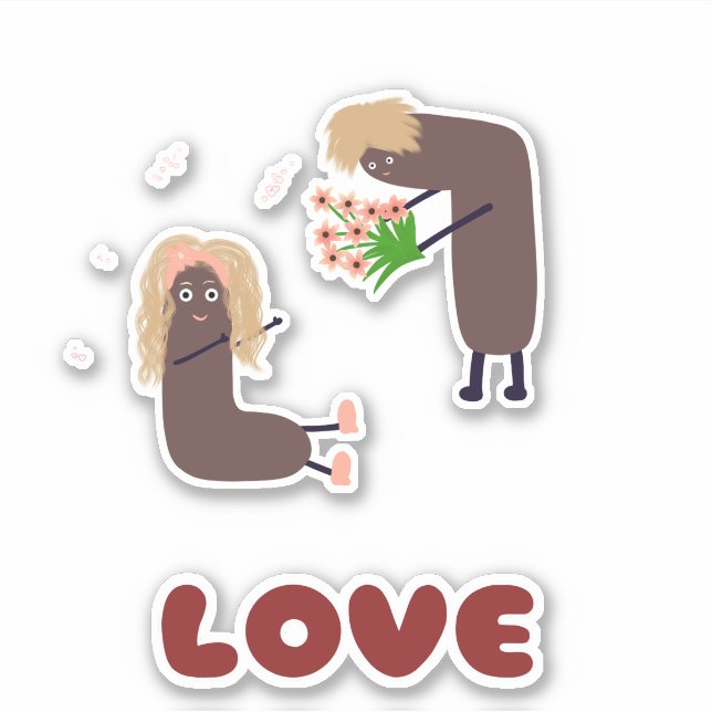 Sticker Amoureux (Devant)