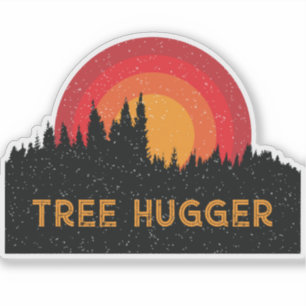 Sticker Amoureux de la nature écologiste des arbres