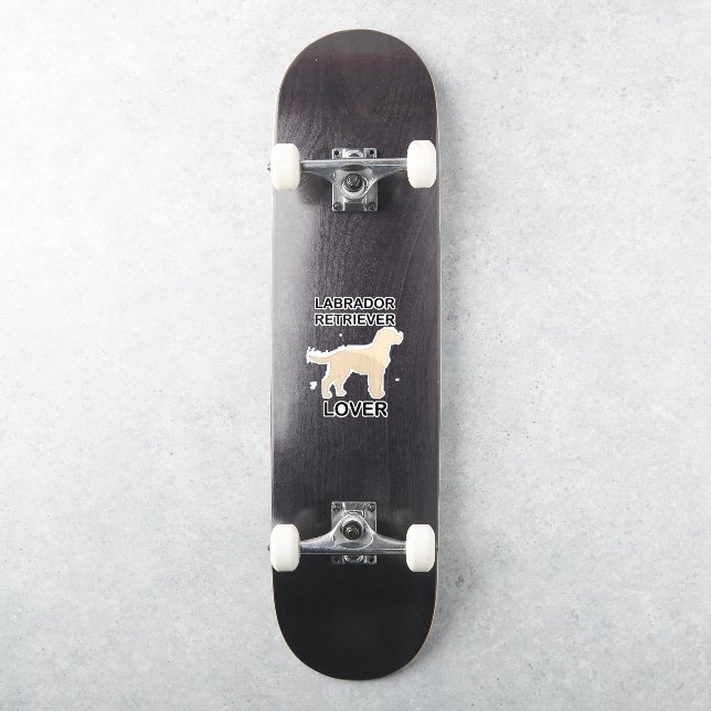 Sticker amoureux de labrador (Skateboard)