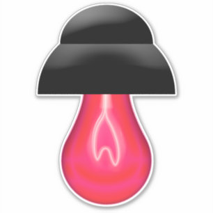 Sticker Ampoule rouge