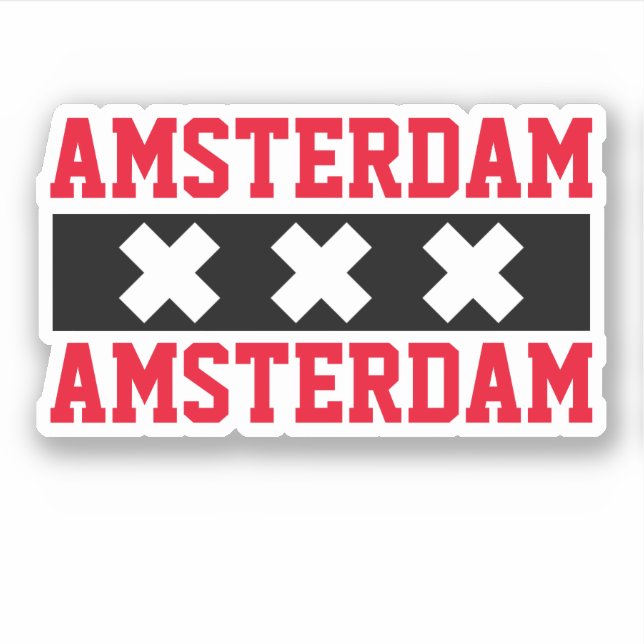 Sticker Amsterdam (Devant)