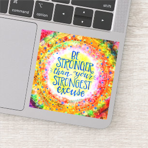 Sticker Amusement Soyez Forte Motivation Inspiritisme tend