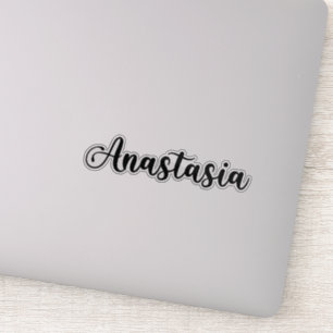 Sticker Anastasia Nom - Calligraphie manuscrite