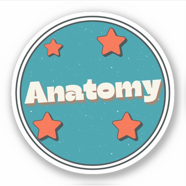 Sticker Anatomie (Devant)
