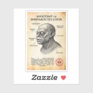 Sticker Anatomie du regard de l'intérieur - Notes internes