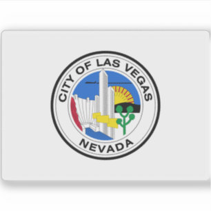 Sticker Ancien drapeau de Las Vegas, Nevada (1968)