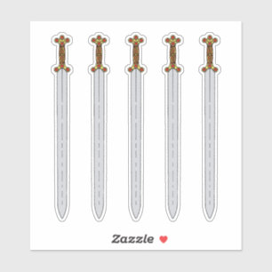 Sticker Ancienne épée celtique