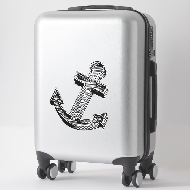 Sticker Ancrage de la marine (Sur valise)