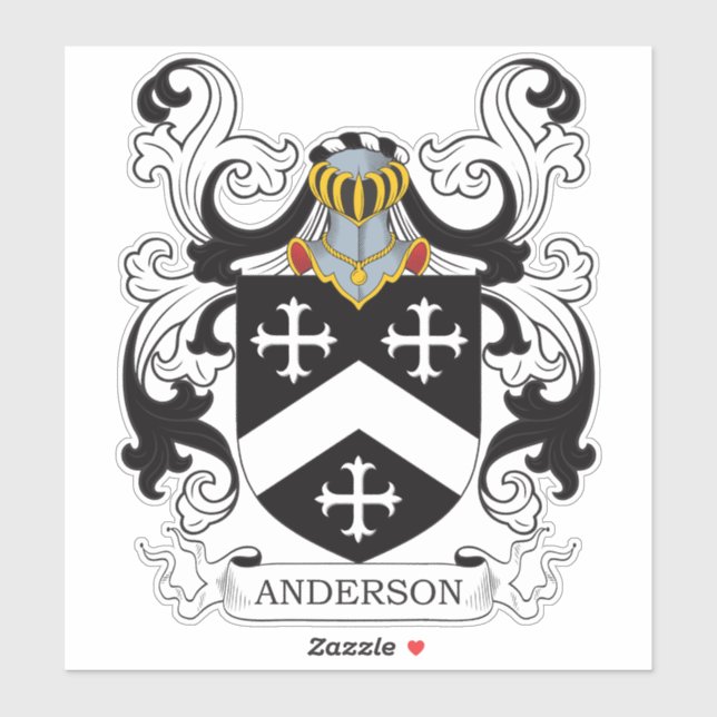 Sticker Anderson Family Crest (Feuille)