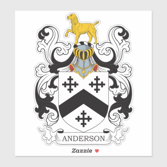 Sticker Anderson Family Crest (Feuille)