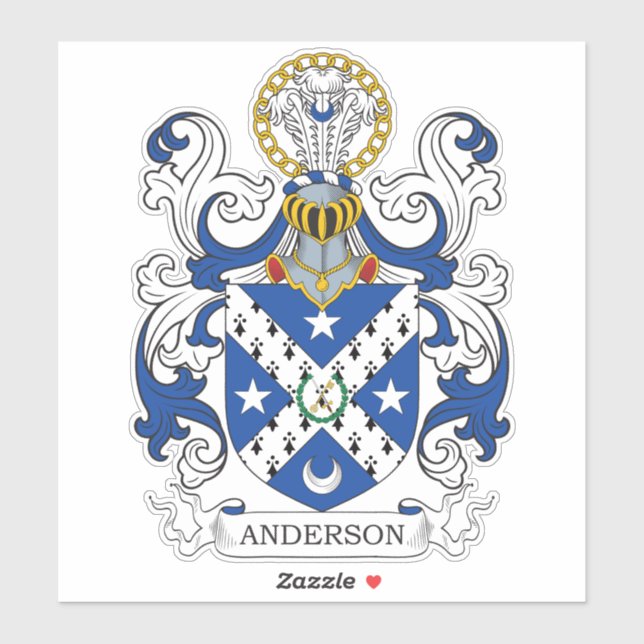 Sticker Anderson Family Crest (Feuille)