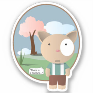 Sticker Anesthésie Orthopédie Il Y A Une Fracture