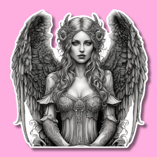 Sticker Ange gothique artistique étanche