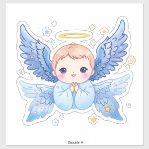 Sticker Angel Baby Boy