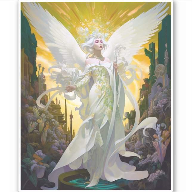 Sticker Angel Imaginaire Art (Devant)