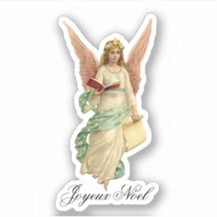 Sticker Angel Noel vintage