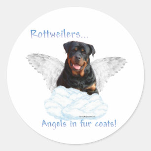 Sticker Angel Rottweiler