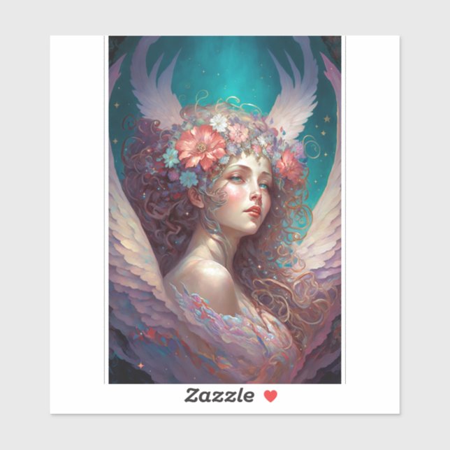 Sticker Angel Wings Imaginaire Art (Feuille)
