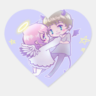Sticker Angel x Demon Luv