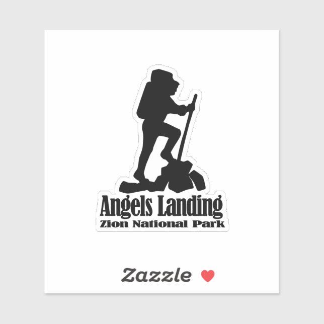 Sticker Angels Landing - Parc national de Zion (Feuille)