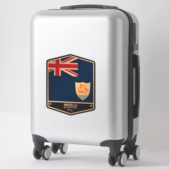 Sticker Anguilla (Sur valise)