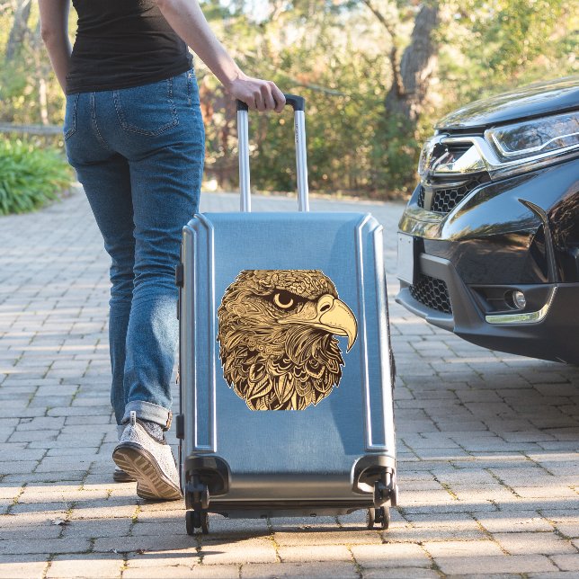 Sticker Animal à tête d'aigle (Valise Insitu)