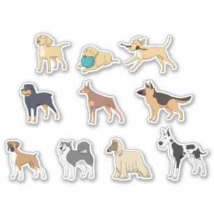 Sticker animal chien