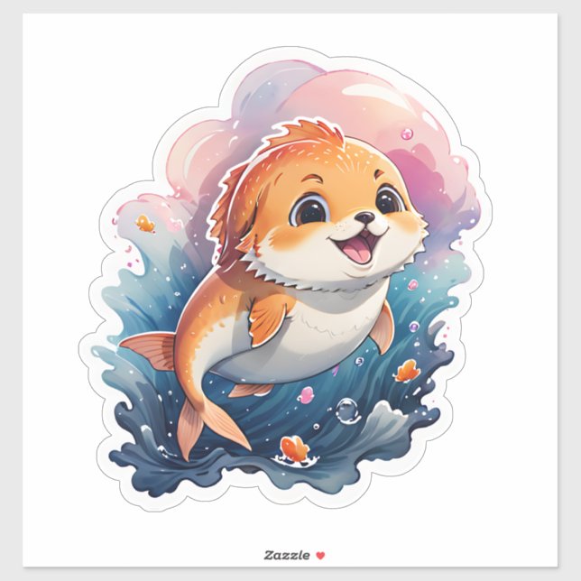 Sticker Animal mûr (Feuille)