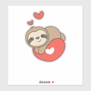 Sticker Animal préféré de Sloth Cute