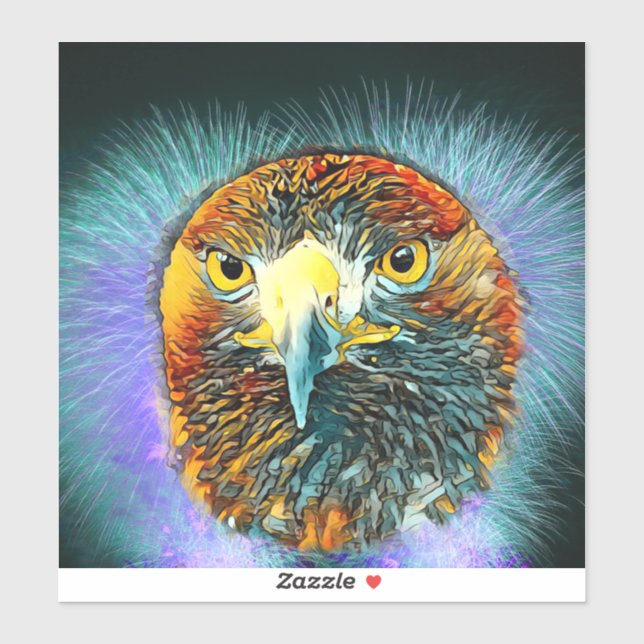 Sticker AnimalArt_Oiseau_005 (Feuille)