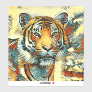 Sticker AnimalArt_Tiger_004