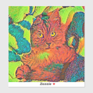 Sticker AnimalColor_Cat_005