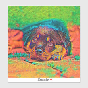 Sticker AnimalColor_Dog_002